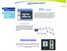 Tablet Screenshot of productosdecontrol.com